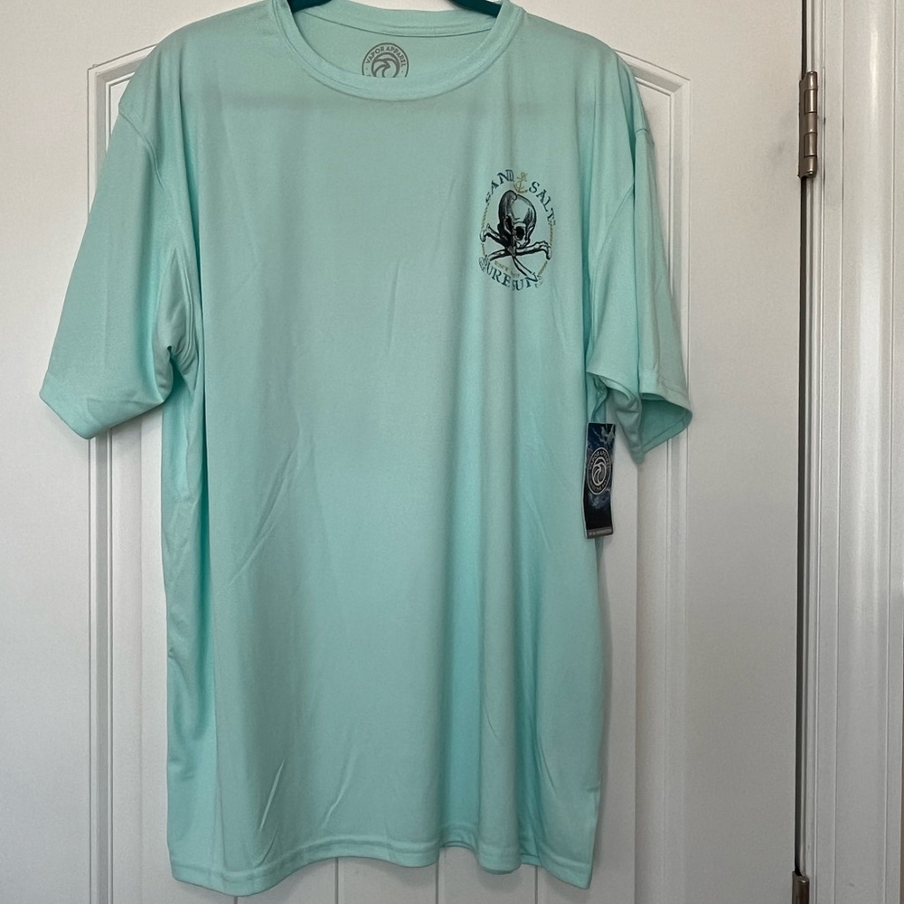 Vapor Apparel 50+ UV Protection Crab Graphic Short Sleeve T-Shirt Size XL NWT